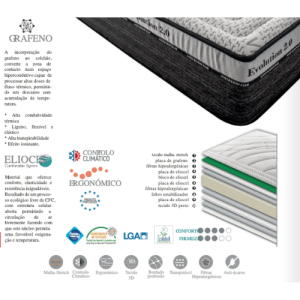 colchão mindol evolution 2000 casal