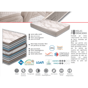 colchão mindol maxisac casal