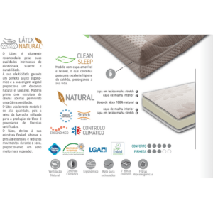 colchão mindol pure green casal